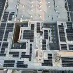Photovoltaik Großanlage Firmendach